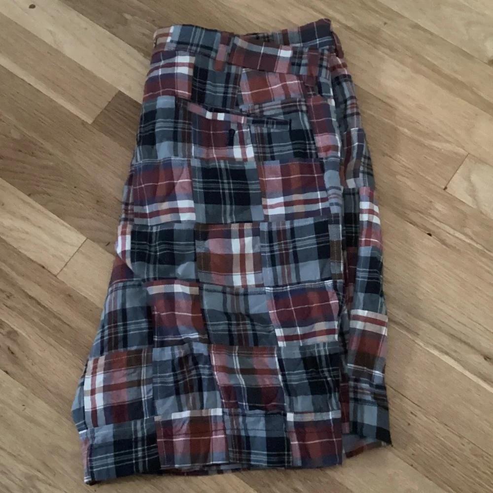 Brooks Brothers Plaid Madras Patchwork Shorts - size 36
